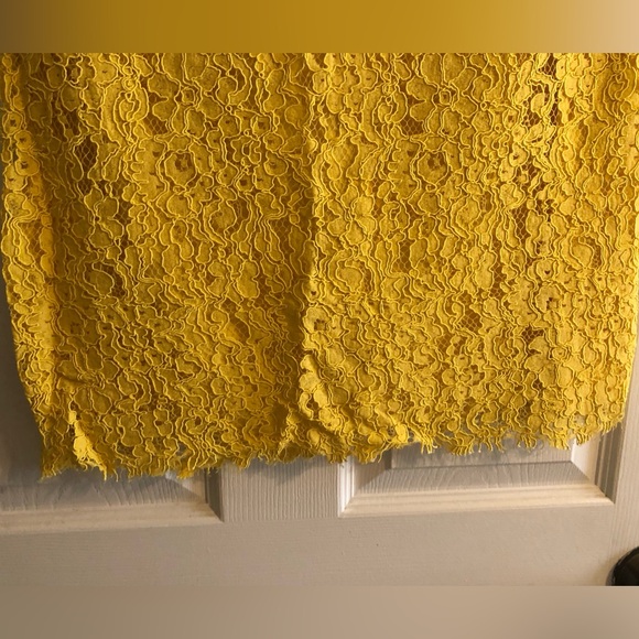 Yellow Lace Dress - Picture 5 of 12